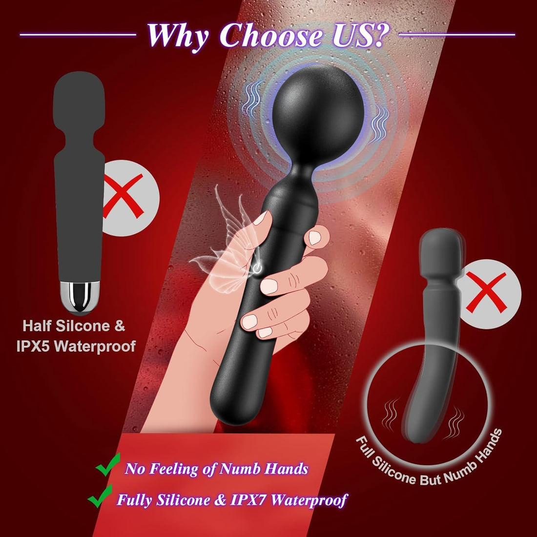 Wand Vibrator Sex Toy Massage